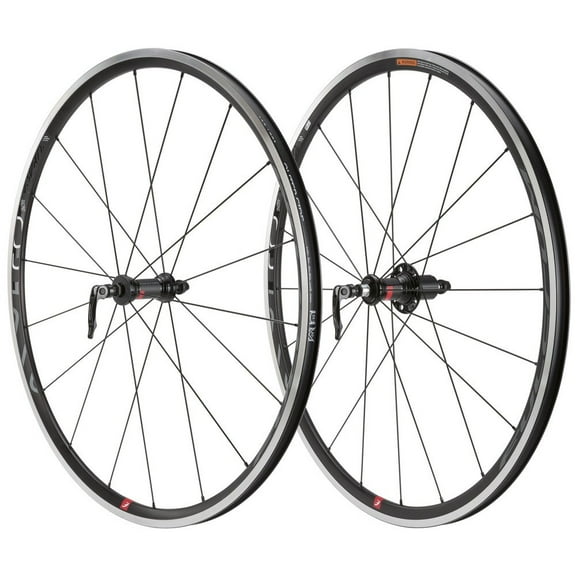 Fulcrum Racing 6 Wheelset - 700, QR x 100/130mm, Rim Brake, HG 11, Black, Clincher