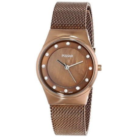 Women's PH8055 Analog Display Japanese Quartz Brown Watch