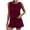 Red, variant on Short Sets for Women Sleeveless Crewneck Tank Top and Shorts 2 Piece Matching Set Womens Lounge Set Summer Outfits