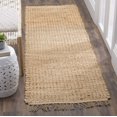thumbnail image 2 of Safavieh Natural Fiber 2'6" X 8' Hand Woven Jute Rug in Natural, 2 of 2