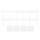 thumbnail image 1 of Perchero De Pared De Acero Inoxidable, 2 Uds., Perchero Para Colgar En La Pared Con 6 Ganchos Para Organizar Ropa, Toallas Y Sombreros(6 Hooks 2 White), 1 of 14