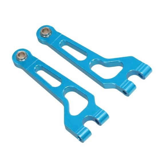 2 piezas de repuesto para brazo de suspensión delantero RC 1:20, modificación de actualización de oruga azul