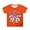 Orange, variant on Graphic Tees for Girls: Short Sleeve Crewneck Tops 5-14 Years Comfortable & Casual for Everyday & Party Wear