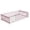 Pink, variant on PORKISS Twin Size Floor Bed, Solid Wood Toddler Bed with Slat, Fence Guardrail, Twin Size Bed Frame for Kids, Boys, Girls, Montessori Bed, Pink