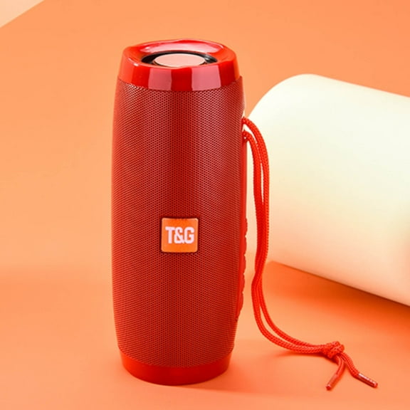 Christmas Gifts Liweisiy Portable Bluetooth Speaker Wireless With Color Led Luminous Speaker Outdoor Radio D3557 Red