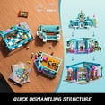 thumbnail image 4 of Hogokids Castle Dairy Bakery Store Building Set with LED Light, 1689 PCS City Street House Building Blocks Model Kit, Modular Architecture Display Set for Adults Teens 12+, 4 of 9