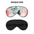 thumbnail image 2 of PAYOHTO Peony Roses Butterfly Soft Sleep Mask Comfort Pure Silk Eye Cover for Travel Office Camping, 2 of 7