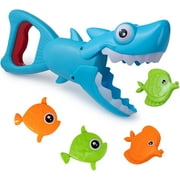 Bath Toys Fun Baby Bathtub Toy Shark Bath Toy for Toddlers Boys & Girls Shark Grabber with 4 Toy Fish Included