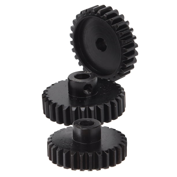 Engranaje de piñón acero de engranaje de motor de piñón negro para reparación de automóviles RC ANGGREK Otros