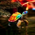 thumbnail image 7 of Colorful Geometric Turtle Christmas Ornament, Unique Festive Hanging Decor for Animal Lovers and Holiday Season Decorations - A, 7 of 7