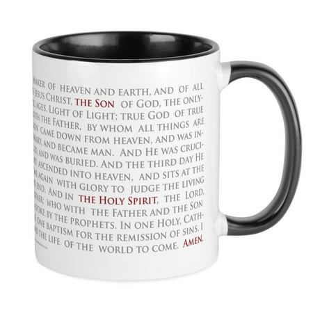 

CafePress - Nicene Creed Mug - Ceramic Coffee Tea Novelty Mug Cup 11 oz