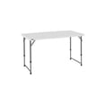 thumbnail image 3 of Mesa Plegable Lifetime 80833 Altura ajustable 61x121.9cm Color blanco, 3 of 4