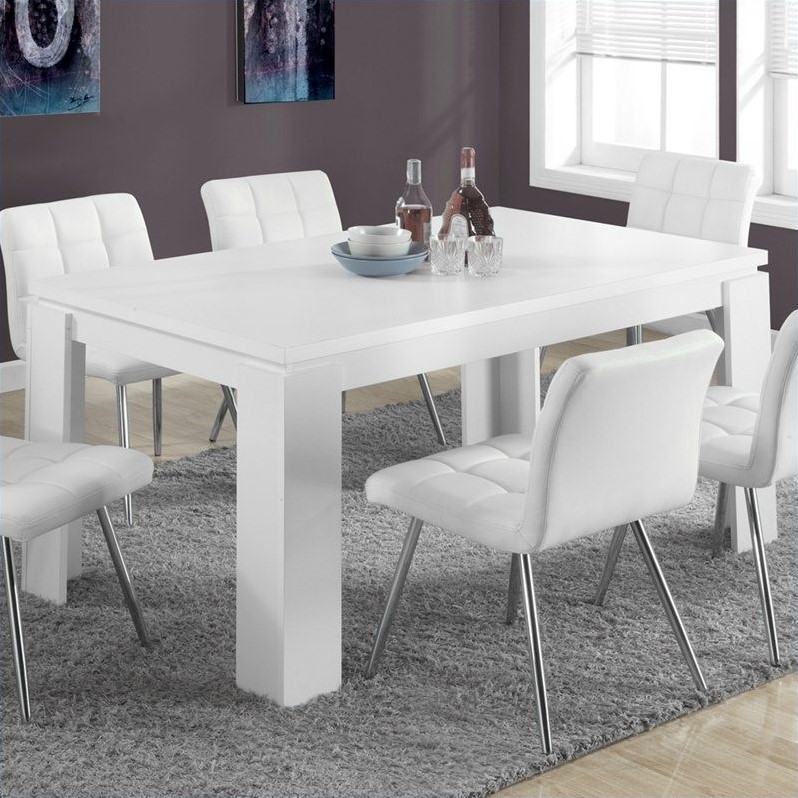 MONARCH DINING TABLE 36"X 60" / WHITE