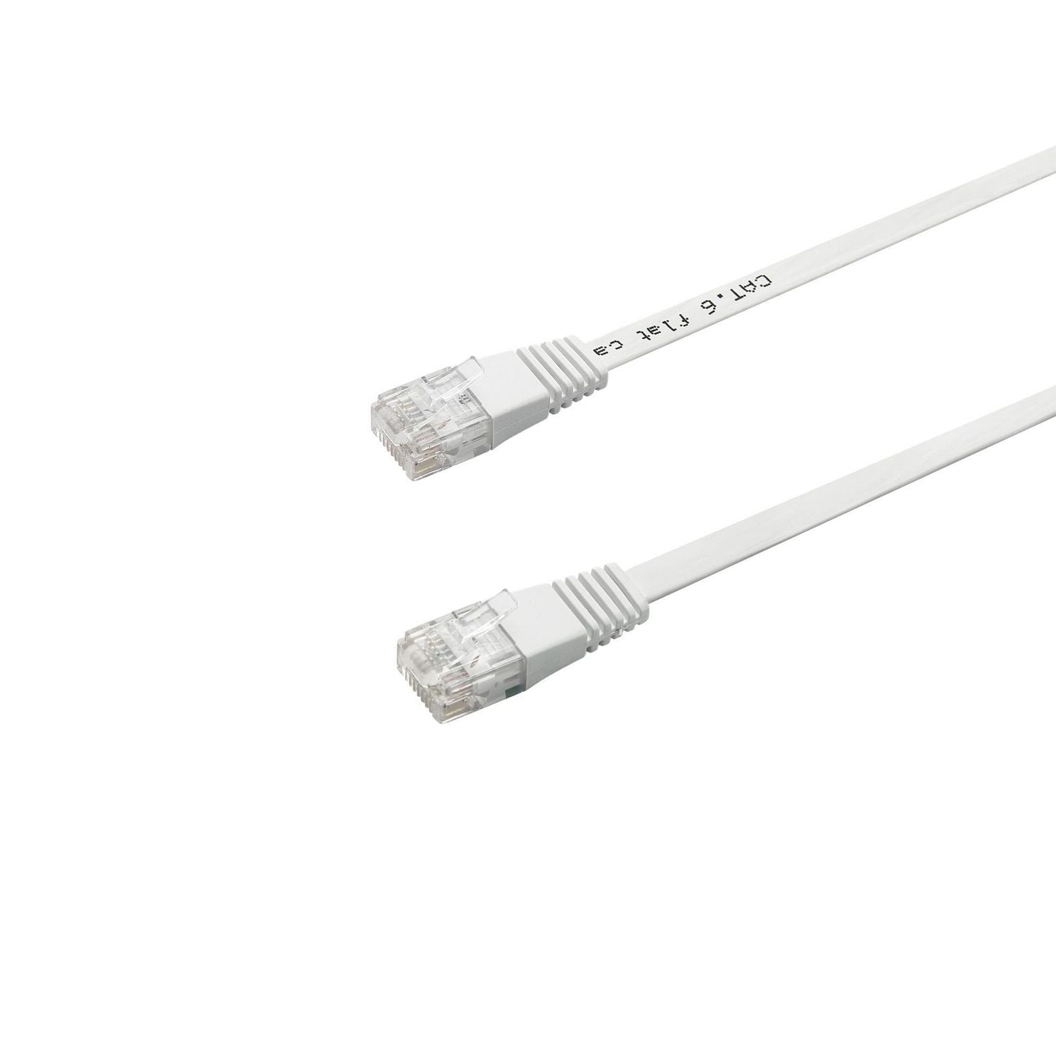ONN ™ 15.2 meter RJ45 Flat CAT 6 Cable (White)