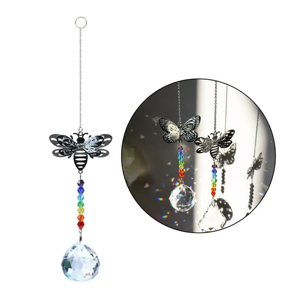 Atrapasoles Colco Cristales colgantes de cristal candeliere ornamento de cristal colgante para hogar oficina decoración
