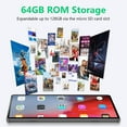 thumbnail image 2 of COLORROOM Android 14 Tablet, 10.1 Inch, 1280x800 FHD, Child, Front-Facing Camera, 64GB, 1TB SSD, Android 14, Wi-Fi, 2 of 6
