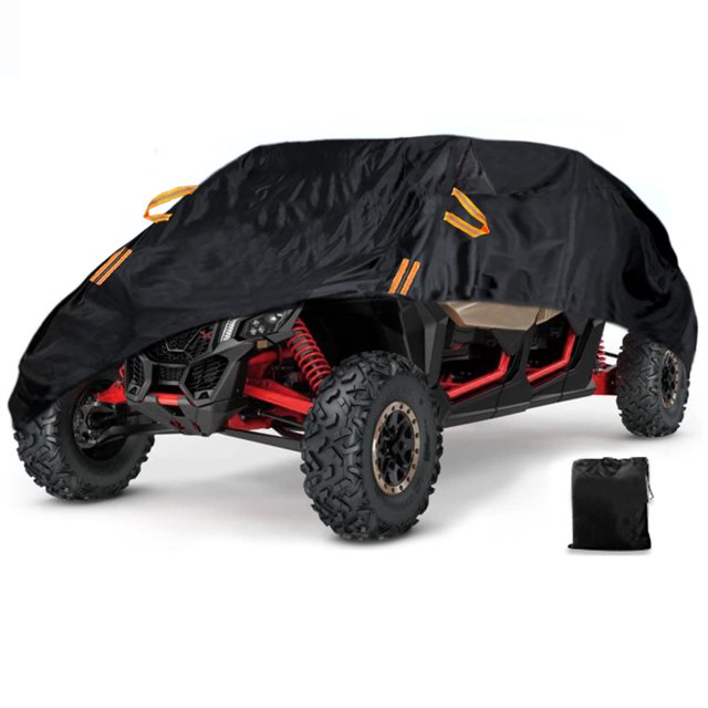 Funda para UTV Macozy, tela Oxford negra impermeable para 4-6 plazas