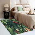 thumbnail image 3 of Tropical Plumeria Rug 6x9 Area Rugs for Bedroom Living Room, Bird Floral Area Rug, Jungle Flower Leaf Carpet Machine Washable Non-Slip Large Rug, Soft Low Pile Area Rug, Indoor Decorative Rug G&n201, 3 of 7