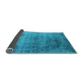 thumbnail image 2 of Ahgly Company Indoor Square Oriental Light Blue Industrial Area Rugs, 6' Square, 2 of 4