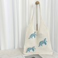 thumbnail image 6 of ibiyuan Tote Bag For Women Handwoven Knitted Casual Shoulder Tote Bag for Women, Lightweight Daily Shopping Crossbody Hand Purse Gift For Women, 6 of 8