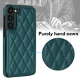 thumbnail image 2 of Wallet Case for Samsung Galaxy S22 Plus, RFID Blocking Card Slots Holder PU Leather Fashion Back Flip Cover with Kickstand Magnetic Buttons Shockproof Case for Samsung Galaxy S22 Plus,Darkgreen, 2 of 7