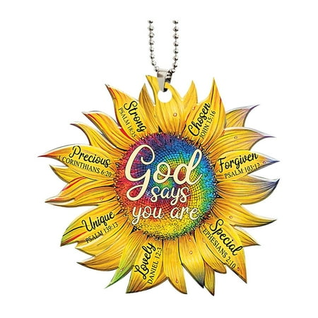 

Sunflower Decorations Acrylic Car Decorations Backpack Accessories Holiday Home Decorations Chandelier Beads Vintage Stain Glass Panel Office Ornament Ornament Lot Popcorn Ornament