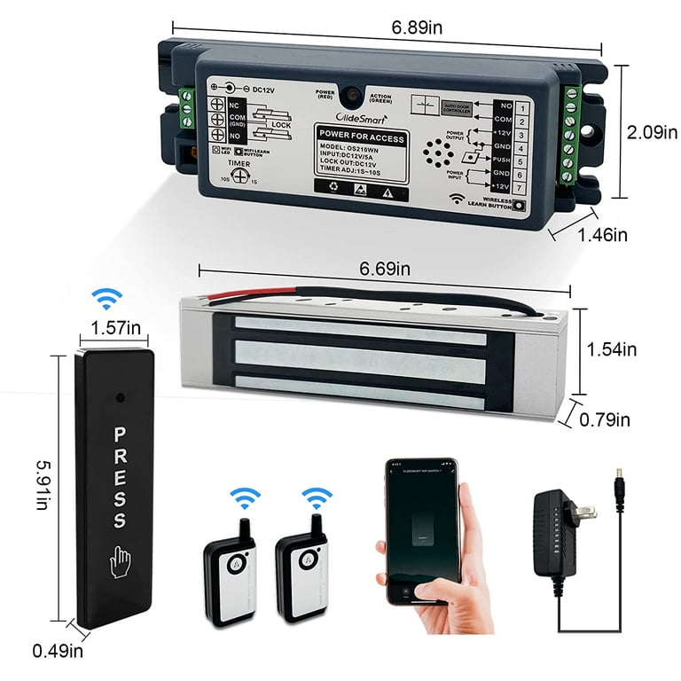 Remote Control Door Lock Receiver