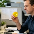 thumbnail image 3 of Oil Stress Ball, Yellow Slow Rising Squishy Ball, Soft Odorless Reusable Sensory Fidget Toy for Adults Office Desk Stress Relief, 3 of 7