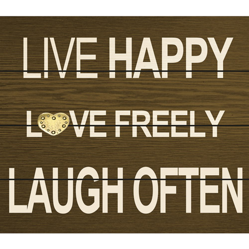 Metal Quotes: Live Happy - Walmart.com Metal Quotes: Live Happy - Walmart.com