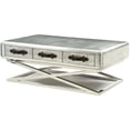 thumbnail image 1 of ACME Aberdeen II 51" Table Basse de Rangement Accent en Aluminium, 1 of 7