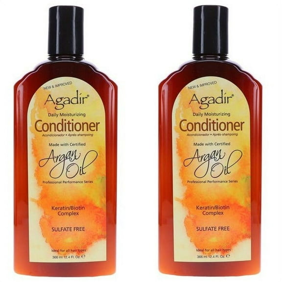 Agadir Argan Oil Daily Moisturizing Conditioner 12.4 oz (Pack of 2)