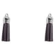 thumbnail image 2 of Matsuzay 28 Piezas Bolsa Keychian Charms Único Exquisito Llavero Simple Adorno de borla Accesorio de bricolaje para bolsas Llaves gris oscuro Gris oscuro 2Conjunto, 2 of 6