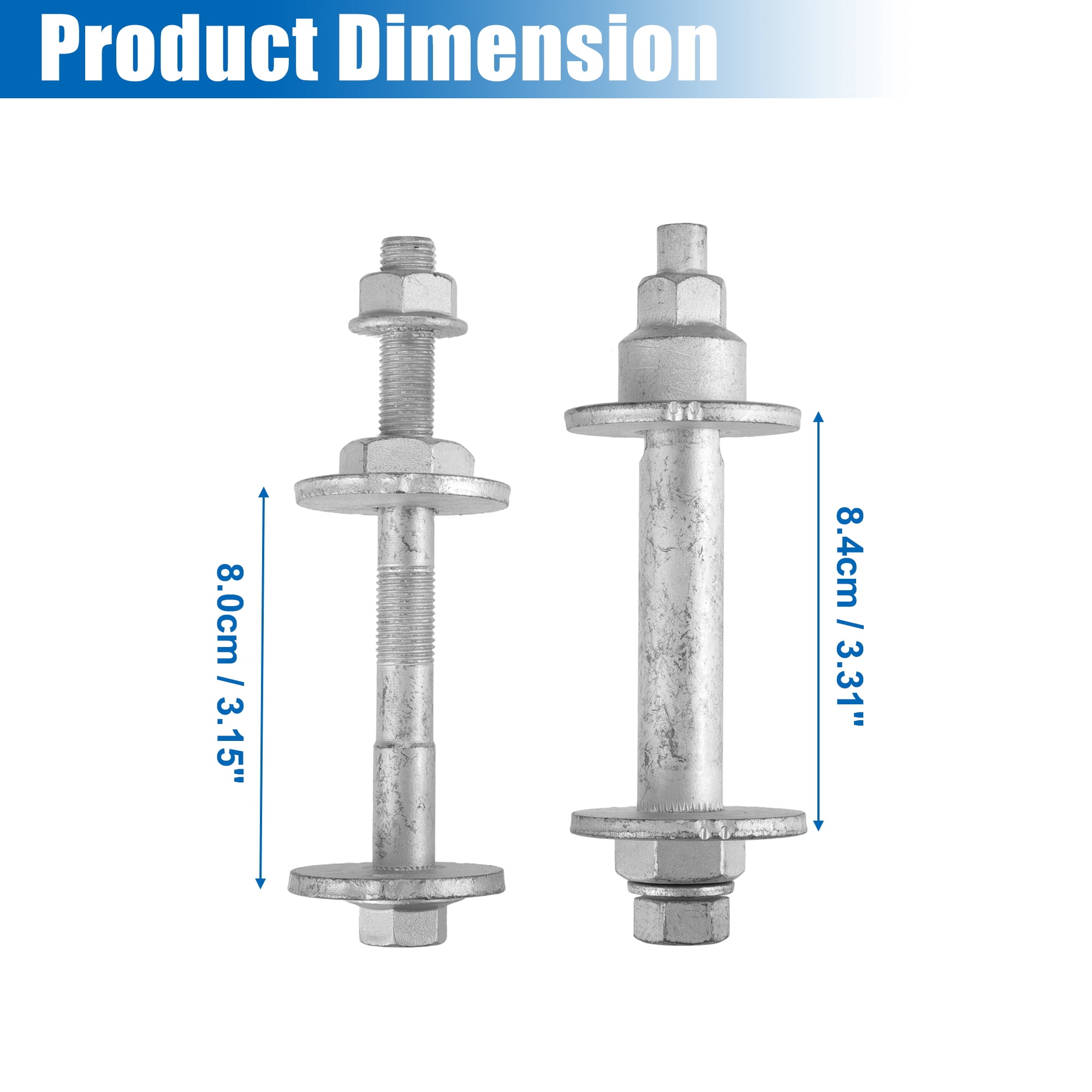 Unique Bargains Front Alignment Camber Adjustment Bolts Kit for Toyota Vehicles