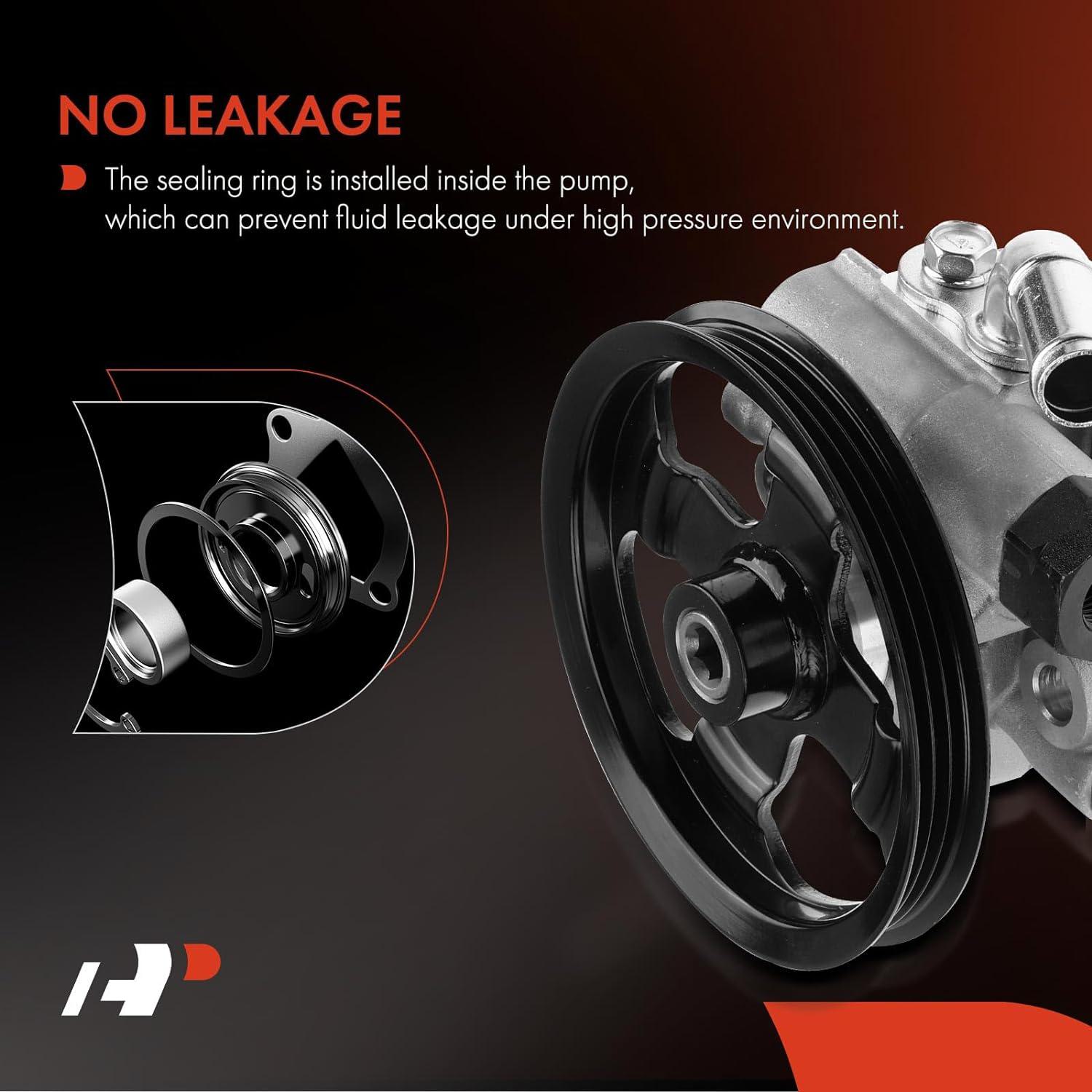 A-Premium Power Steering Pump, with Pulley & Sensor, Compatible 