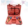 thumbnail image 4 of VERDANVERSE 14Pcs Radiator Pressure Tester Set Car Coolant Tank Leak Detector Tool with Quick Release Pump, 4 of 7