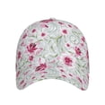 thumbnail image 2 of Balery Baseball Cap Adjustable Size for Running Workouts and Outdoor Activities All Seasons Dad Hat(Lilies Flowers), 2 of 9