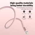 thumbnail image 4 of Cable Lightning rápido para iPhone MenoSupp, paquete de 3, 3 m, 4 of 7