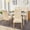 Beige, variant on Velvet Dining Chair Covers Set of 4 6, Stretch Large Chair Slipcovers for Dining Room Soft Parson Chair Seat Covers Chair Protectors Washable (Coffee,4)