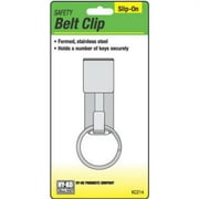 Belt Clip Key Chain, Stainless Steel, , KC214