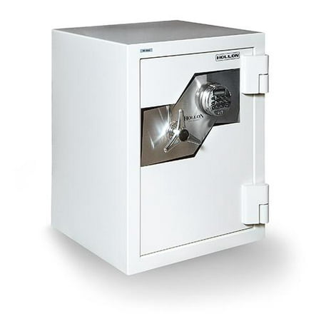 Hollon FB-685E Burglary Safe in White with Electronic