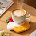 thumbnail image 5 of 6 Set Snacks Punch Needle Coaster Kit, Easy DIY Art Craft for Beginners, Tufted Rug Pads with Complete Tools, 5 of 7