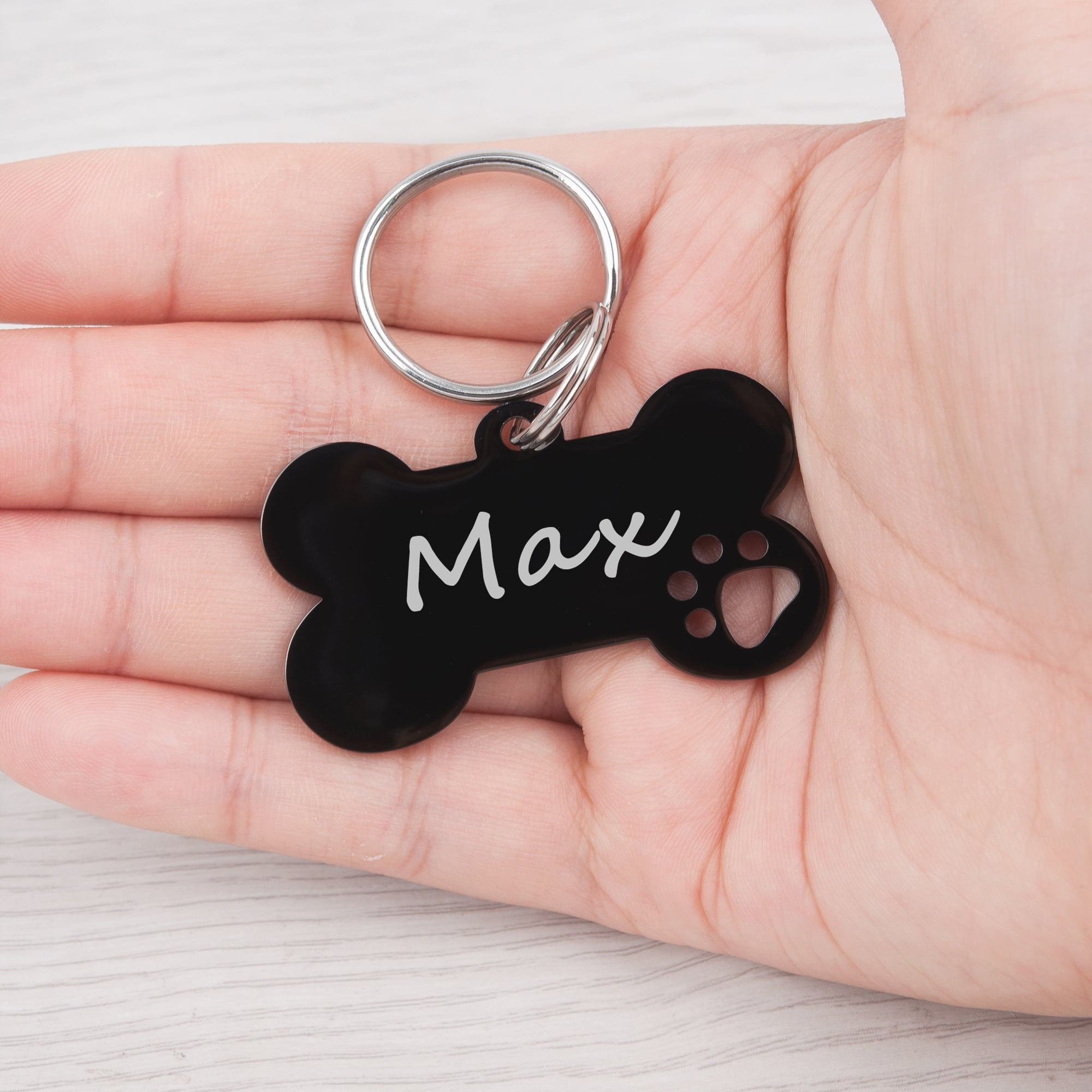 Blank Metal Dog Tag Keychains in Bulk, Dog Tags Laser Engraving, Paw Print Dog  Tags Laserable, Heart Keyring Dog Tag 