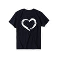 thumbnail image 3 of asdoklhq Tops de talla grande para mujer, camiseta de manga corta con estampado de San Valentín para mujer, tops gráficos novedosos, 3 of 7