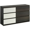 thumbnail image 1 of Pemberly Row 6-Drawer Contemporary Engineered Wood Bedroom Dresser in Ash, 1 of 7