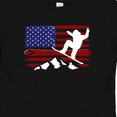 thumbnail image 4 of Inktastic Snowboarding US Flag Boys or Girls Baby T-Shirt, 4 of 5