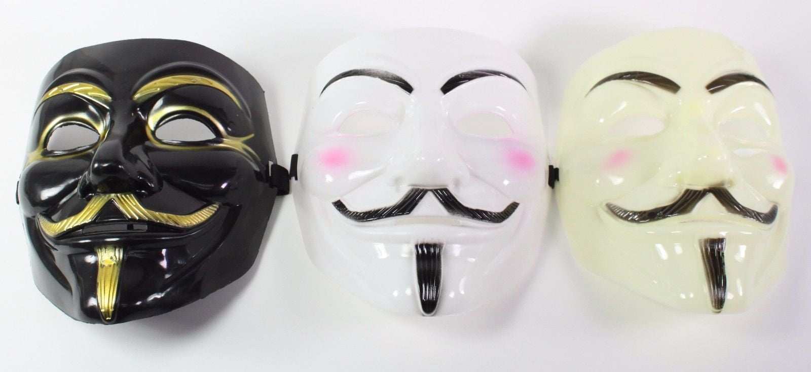 2018 Guy Fawkes LED Light Up Anonymous V for Vendetta Halloween Fancy Dress Mask 