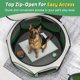 thumbnail image 2 of Corral Emergente para Perros Grandes de 45" Corral Plegable para Mascotas Corral de Ejercicio Portátil para Mascotas Interior Exterior, Acampar, Viaje, Verde, 2 of 8