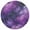 Purple and Black Tie-dye texture, variant on 15 Inch Round Grid Plate Mats Heat Non-Slip Resistant PVC Placemats for Kitchen Dining Table Decor Purple and Black Tie-dye Texture 1PCS