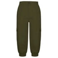 thumbnail image 7 of Lzobxe Fashion Plus Size Capris for Women Casual Color Elastic Loose Pants Straight Wide Leg Trousers with Pocket Cropped Pants for Women,Sizes S-2XL, 7 of 7
