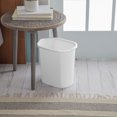 thumbnail image 2 of Sterilite 11.4L OPP Rectangular Wastebasket- White, 2 of 3